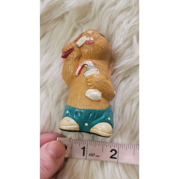 Vintage Rabbit Figurine Pepiware Bunny England Stoneware Easter "Twinkle" - Picture 8 of 8